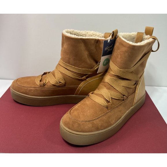 Universal Thread - Women's Brigitte Winter Boots - Cognac - # 8.5 - Picture 13 of 16